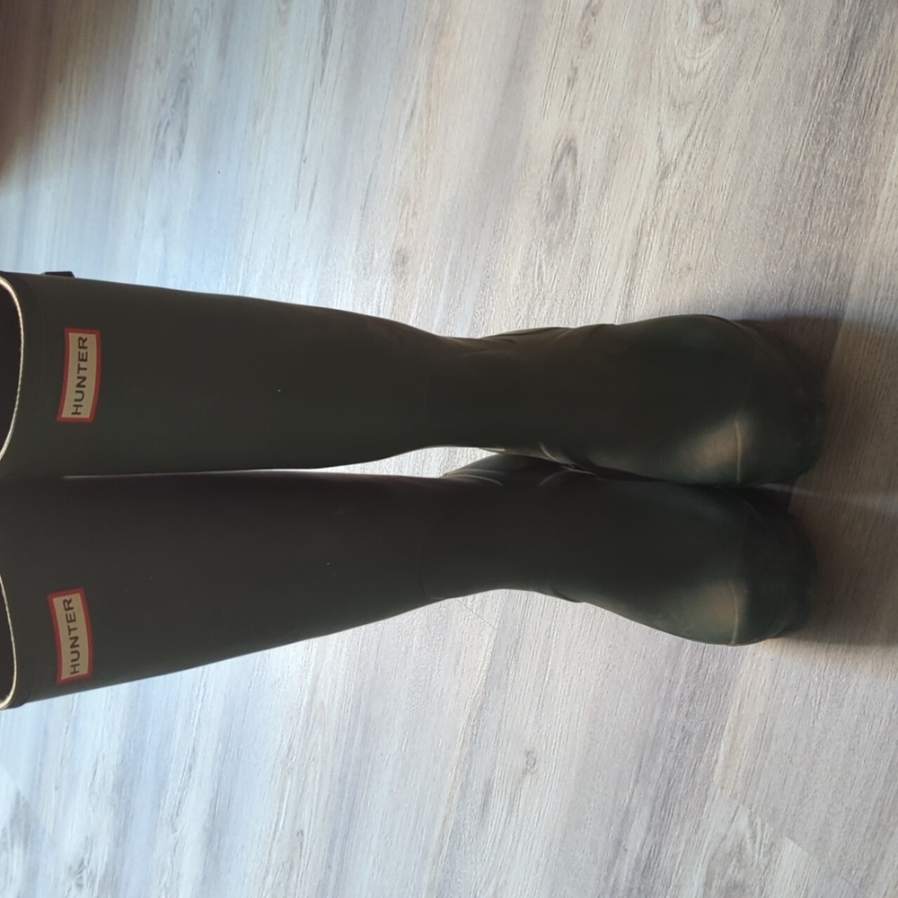 Hunter Tall Adjustable Rain Boot Hunter Green W10